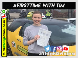 Passed with think driving school in April 2019 and left this 5 star review