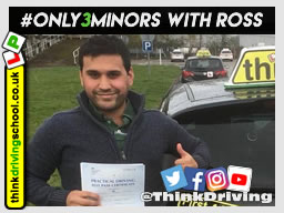 Passed with think driving school in April 2019 and left this 5 star review
