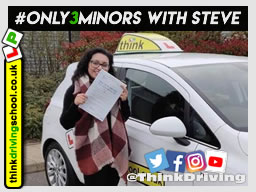 Passed with think driving school in April 2019 and left this 5 star review