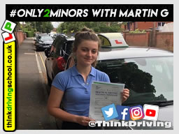 Passed with think driving school in June 2019 and left this 5 star review