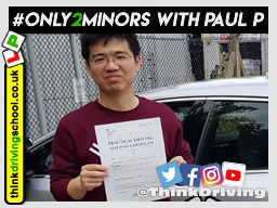 Passed with think driving school in June 2019 and left this 5 star review