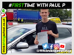 Passed with think driving school in July 2019 and left this 5 star review