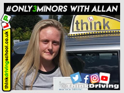 Passed with think driving school in August 2019 and left this 5 star review