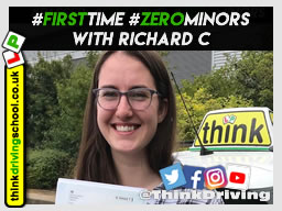 passed with think driving school with ZERO minors