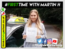 Passed with think driving school in August 2019 and left this 5 star review