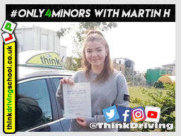 Passed with think driving school in August 2019 and left this 5 star review