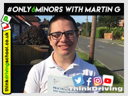 Passed with think driving school in August 2019 and left this 5 star review