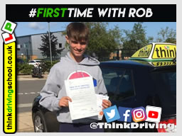 Passed with think driving school in August 2019 and left this 5 star review