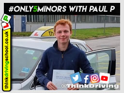 Passed with think driving school in September 2019 and left this 5 star review