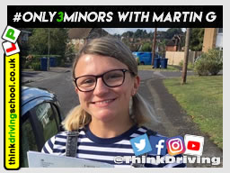 Passed with think driving school in September 2019 and left this 5 star review