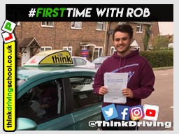 Passed with think driving school in September 2019 and left this 5 star review