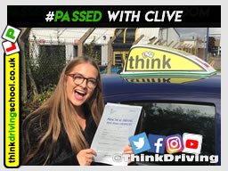 Passed with think driving school in September 2019 and left this 5 star review
