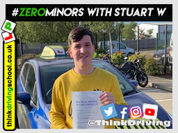 Passed with think driving school in October 2019 and left this 5 star review