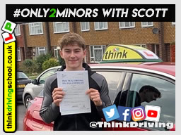 Passed with think driving school in October 2019 and left this 5 star review