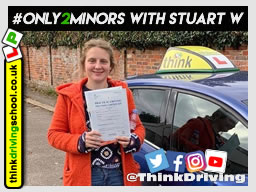 Passed with think driving school in October 2019 and left this 5 star review