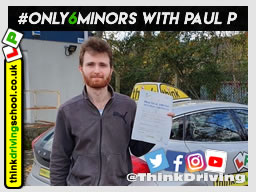 Passed with think driving school in November 2019 and left this 5 star review