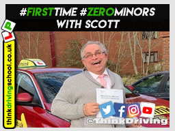 passed with think driving school with ZERO minors