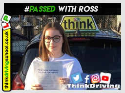 Passed with think driving school in January 2020 and left this 5 star review