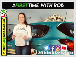 Passed with think driving school in February 2020 and left this 5 star review