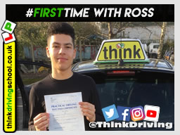 Passed with think driving school in February 2020 and left this 5 star review