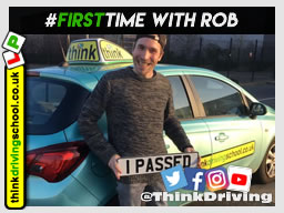 Passed with think driving school in February 2020 and left this 5 star review