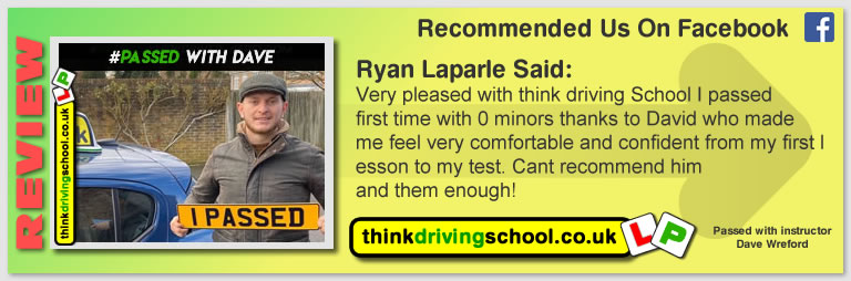 Passed with think driving school in February 2020 and left this 5 star review