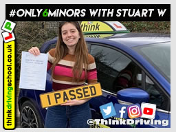 Passed with think driving school in March 2020 and left this 5 star review