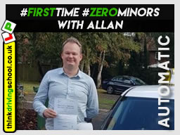 Passed with think driving school in March 2020 and left this 5 star review
