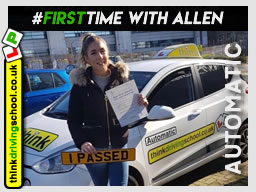 Passed with think driving school in March 2020 and left this 5 star review