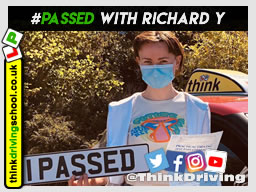 Passed with think driving school August 2020 and left this 5 star review