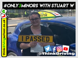Passed with think driving school August 2020 and left this 5 star review