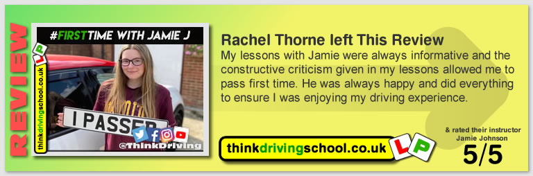Samantha left this awesome review of think drivng school