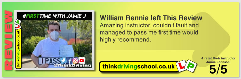 Samantha left this awesome review of think drivng school