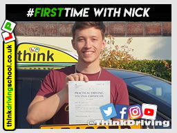 Passed with think driving school August 2020 and left this 5 star review