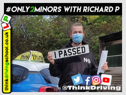 Passed with think driving school September 2020 and left this 5 star review