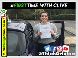 Passed with think driving school September 2020 and left this 5 star review