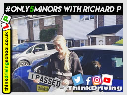 Passed with think driving school September 2020 and left this 5 star review