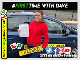 Passed with think driving school September 2020 and left this 5 star review