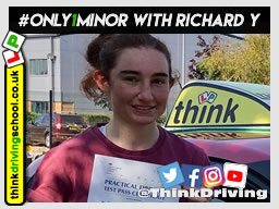 Passed with think driving school September 2020 and left this 5 star review