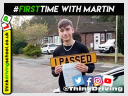 Libby left this awesome review after she passed after drivng lessons in farnborough with martin hurley