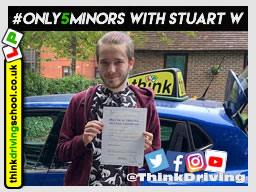 Passed with think driving school October 2020 and left this 5 star review
