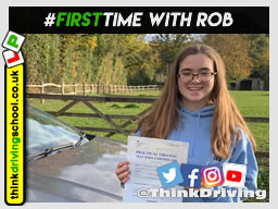 passed with rob evamy from bordon driving school