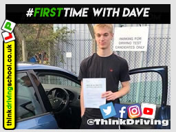 Passed with think driving school December 2020 and left this 5 star review