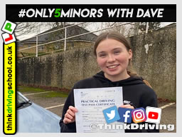 Passed with think driving school December 2020 and left this 5 star review