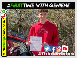 Passed with think driving school April 2021 and left this 5 star review