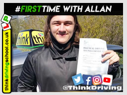 Passed with think driving school April 2021 and left this 5 star review