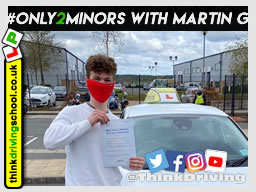 Passed with think driving school May 2021 and left this 5 star review