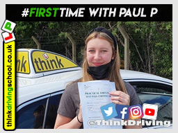 Passed with think driving school June 2021 and left this 5 star review
