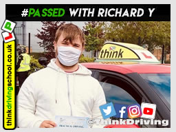 Passed with think driving school June 2021 and left this 5 star review