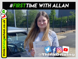 Passed with think driving school June 2021 and left this 5 star review